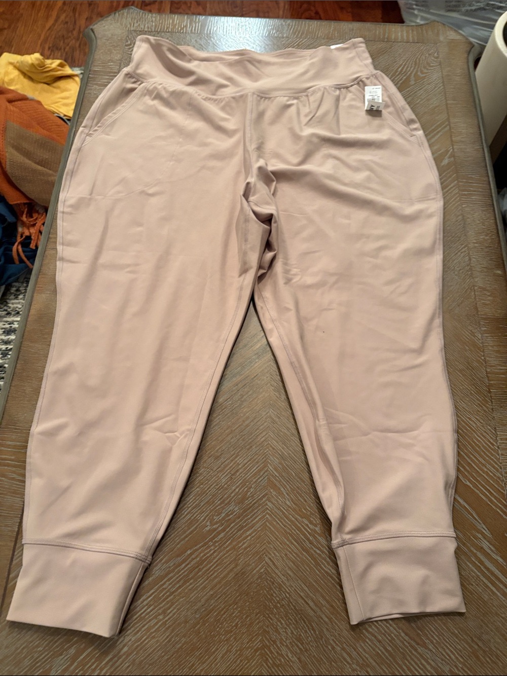 Light beige Active Joggers